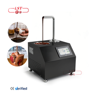 Nouvelle machine à tempérer le chocolat LST pour usage industriel, en acier inoxydable, capacité 5,5 L, contrôlée par PLC, 380V/50HZ, idéale pour la fabrication de glaces et de bonbons.