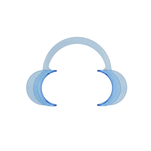 Ouvre-<span class=keywords><strong>Bouche</strong></span> Écarteur de Joue Forme C pour Blanchiment Dentaire <span class=keywords><strong>Jeu</strong></span> Mâche-Mots S M L Bleu Transparent Réutilisable - Product Image 3