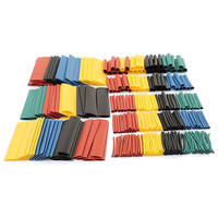127-800pcs Tube thermorétractable thermorétractable Kit d'emballage de Tube thermorétractable Connexion électrique Fil Câble Isolation Gaine