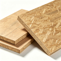 Panneau OSB/3 haute densité pour toitures, revêtements de sol et murs, panneau de particules stratifié E0 4x8, panneau de particules 18mm/9mm, prix du panneau de particules