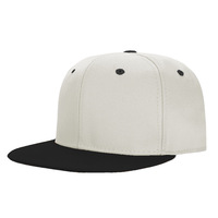 Topi Baseball Snapback Kanvas Model Vintage Street Style dengan Logo Bordir Custom, Pelindung Matahari, Pinggiran Datar, dan Dapat Disesuaikan