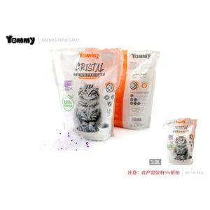Litière pour chat Yommy Cristal 3,8L, agglomérante, pour chats - Product Image 3