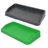Plateau de rangement pour balles de golf avec trous de drainage rapide, support de lavage en caoutchouc robuste, organisateur à profil bas pour practice de golf, logo personnalisé OEM