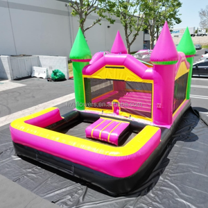 Castillo Inflable Multicolor de 4x4m, Brincolines Inflables para Fiesta, Comprar Castillo Inflable en Línea - Product Image 4