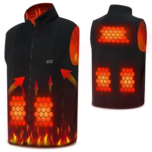 Men Heated Vest Infrared Heating Winter Washable 5V USB Heated Vest For Men And Women