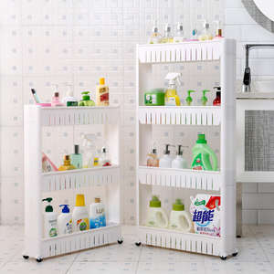 Organizadores de Baño Minimalistas y Modernos de 3 Niveles, Organizadores de Cocina Multiusos con Ruedas - Product Image 2