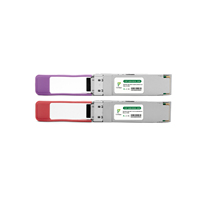 100G BIDI QSFP28 20km 1291nm/1311nm Simpleks LC DDM Tek Fiber Optik Alıcı-Verici Modülü Çin Fabrikası