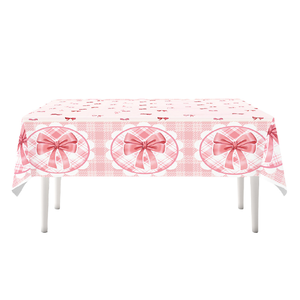 Decorações de Aniversário com Laço Rosa, Utensílios de Festa, Pratos, Guardanapos e Copos para Meninas em Aniversário Rosa e Decorações de Festa de Despedida de Solteira - Product Image 3