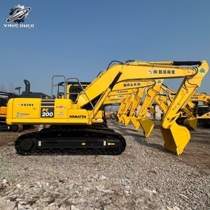 รถขุดตีนตะขาบ Komatsu PC200 มือสอง ขนาด 20 ตัน บุ้งกี๋ 1 ลบ.ม. ของแท้จากญี่ปุ่น รถขุดก่อสร้างขนาดกลาง ชั่วโมงการใช้งานต่ำ สภาพดี - Product Image 2