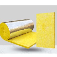 Couverture isolante thermique ignifuge A1 en laine de verre de qualité supérieure avec feuille d'aluminium 100 mm pour plafond