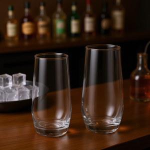 Juego de vasos de vidrio de 8 piezas, vasos altos de 18.26 oz, vasos de cóctel de 11.5 oz para fiestas - Product Image 2