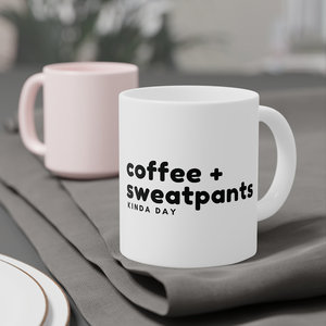Jumbo 20oz tazza di ceramica caffè e pantaloni della tuta perfetta tazza WFH - Product Image 4