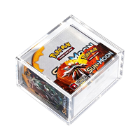 Boîte de présentation magnétique en acrylique anti-UV pour une boîte de boosters OPCG One Piece, résistante à la poussière et à l'humidité, protection pour collectionneur de cartes TCG