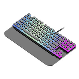 Nhà Máy OEM Tùy Chỉnh 75% Có Dây Chơi Game Cơ Khí Bàn Phím Với RGB LED 87 Phím & Cổ Tay Phần Còn lại Giao Diện USB Chất Liệu Nhựa - Product Image 2