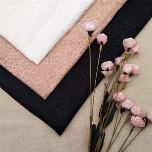 <b>Nylon</b>/<b>Cotton</b> French Lace Knitted <b>Fabric</b> for Bags Clothes Home Decor - Product Image 1