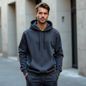 Sudadera con Capucha Unisex de Algodón Transpirable y Ecológica para Otoño/Invierno, Personalizable con Logotipo, de Alta Calidad - Product Image 1