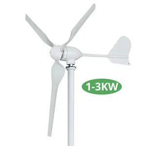 Sunway 1000W 2000W 3000W 48V Turbin Angin Horizontal 1 Kw 2kw 3kw untuk Dijual