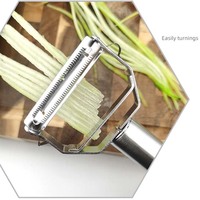 Keuken Gadgets 2024 RVS Fruit- en Aardappel Schilmes, Julienne Schilmes, Groenteschilmes