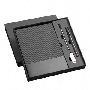 2024 Custom Luxury Promotional Corporate PP Hardcover A5 <b>Notebook</b> Gift <b>Set</b> Saddle Stitching Fabric Personalized Logo Business - Product Image 2