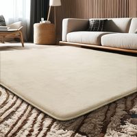 Tapis HARUMIN 20 mm d'épaisseur, uni, insonorisant, antibactérien, désodorisant, anti-acariens, faible teneur en formaldéhyde, style scandinave