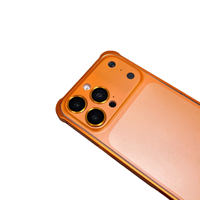 Coque de protection rigide avec cadre en métal et film de protection d'appareil photo pour iPhone 17 Pro Max, compatible avec les modèles 16, 15, 14, 13 Pro Max