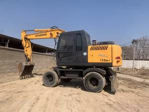 Hyundai originale 150w-7 150w-9 Doosan Dx140w Dx150 avec pelle sur pneus d'occasion à haut rendement - Product Image 2