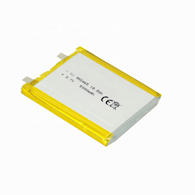 955465 3.7V 5000mAh Rechargeable LiPo Battery Pack 18.5Wh for Digital Devices and Portable Electronics 6060100 955565 103450