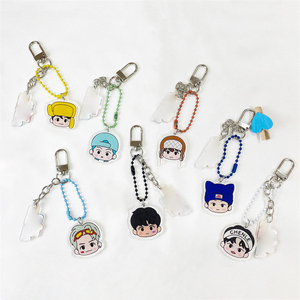 Spot NT Dream Candy Cartoon Members Double-Sided PVC Acrylic UV Printed Key Chain Pendant Star Periphery - Product Image 1