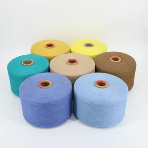 wholesale manufacturer blanket t-shirt blended cotton yarn for hand knitting 10 ply