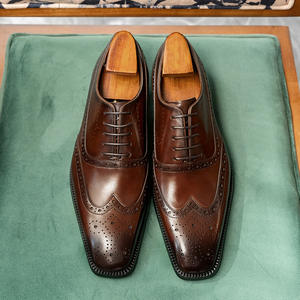 Chaussures habillées en cuir pour hommes, style décontracté doux et confortable, style Oxford, vêtements décontractés - Product Image 2