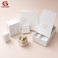 Boîte cadeau personnalisée pour ensembles cosmétiques, emballage en carton imprimé à couvercle articulé pour marques de détail