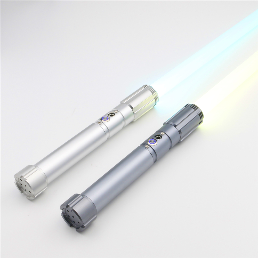 TXQsaber 2021 new arrival metal hilt heavy dueling color changing Jedi lightsaber with high light sensitive smooth swing toys