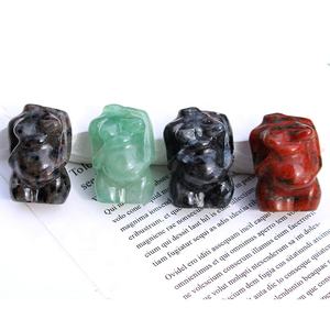 Vente en gros usine – Figurine sculptée en <span class=keywords><strong>pierre</strong></span> semi-précieuse naturelle mixte de 3-4 cm, représentant une femme enceinte, pour la lithothérapie et la décoration intérieure - Product Image 5