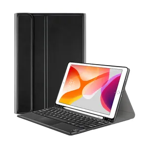 Para iPad 10,2 "7 8 9 th Generation Keyboard Case, 10,2 Folio TAB Case teclado magnético inalámbrico de fábrica al por mayor