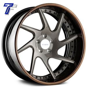 Plato profundo labio 5x114x120 forjado clásico coche de carreras 24 de aleación de ruedas para porsche polaco <span class=keywords><strong>2</strong></span> 3 piezas llantas para e20 - Product Image 5