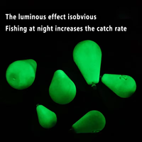 Plombs de pêche lumineux anti-emmêlement avec émerillon intégré pour la pêche en haute mer et la pêche à la traîne, tailles 6 #   à 40 #