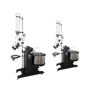 Topacelab 10L 20L 30L 50L 100L Stainless Steel Industrial Alcohol Ethanol Distillation Electronic Vacuum Rotary Evaporator