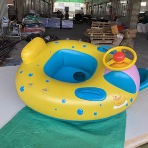 Juguetes Acuáticos para Bebés, Asiento Flotante, Bote de Natación, Flotador Inflable con Protección Solar para Niños de 0 a 5 Años - Product Image 4