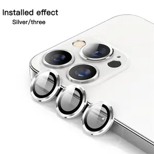 Suitable for Iphone12promax Lens Protector Apple 13pro Camera Protective Film Ip14 Aluminum Alloy