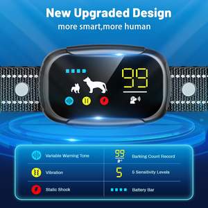 एमज़ कुत्ते छाल कॉलर 5 समायोज्य संवेदनशीलता के साथ 5 समायोज्य संवेदनशीलता ip67 वाटरप्रूफ कुत्ते छाल निवारक उपकरण - Product Image 3