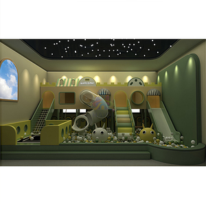 Giải pháp chìa khóa trao tay Macaron màu tương tác yếu tố trẻ em trong nhà Thiết bị sân chơi, cơ sở chơi thương mại cho nhà hàng - Product Image 4