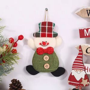 Festive <b>Christmas</b> Cloth Angel Fabric Pendant Set Modern <b>Mini</b> 3-Color Printed Hanging Decor Customizable Holiday Gift (Low - Product Image 2