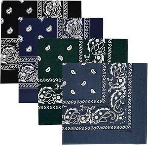 Linda Bandana Infantil con Diseño de Paisley Personalizada para Niños, Bandana Personalizada para Actividades Escolares, Campamentos de Verano, Identificación, Accesorio para la Cabeza - Product Image 4