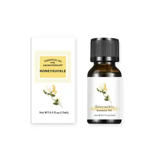 100% Murni Alami 15Ml Stiker Minyak Esensial Honeysuckle Minyak Esensial Pijat Perawatan Tubuh Larut Air