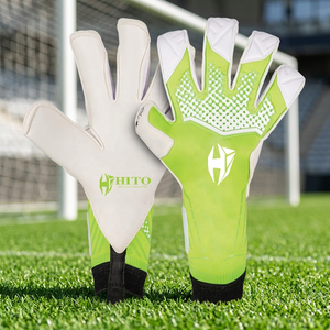Nouvelle conception personnalisée : contact en latex, dos en silicone injecté, coupe hybride, bandes de protection personnalisées pour les doigts et le pouce. - Product Image 2