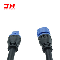 Connecteur de câble étanche à verrouillage rapide M16 pour lampe d'usine LED extérieure série 2 3 4 5 6 8P pour ligne de tunnel d'ingénierie