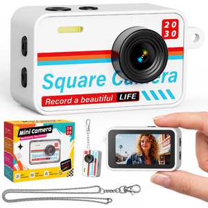 Mini caméra portable pour les voyages et les sports, caméra de poche vidéo HD 1080P avec éclairage automatique, caméra d'action miniature à porter comme un porte-clés - Product Image 1