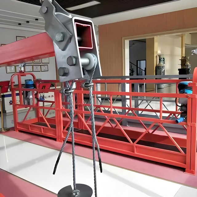 Suspended Powered Platform Steel ZLP630 630kg Capacity Construction Hoist Electric Lifting Table Cargo Elevator Chinese 5 Year