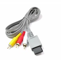 Câble audio-vidéo pour Nintendo Wii 1,8 m, câble AV 3 RCA, adaptateur audio-vidéo composite 480p HDTV, câble plastique filaire