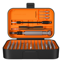 Mini kit d'outils de réparation magnétique professionnel 130-en-1 avec embouts de tournevis de précision pour ordinateur, bricolage et réparation d'ordinateurs portables
